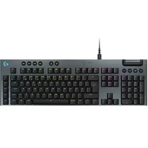 Logitech G Clavier gaming filaire ultra-plat G915 X en Noir pas cher