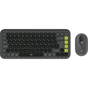 Logitech Ensemble clavier et souris POP Icon en Graphite Et Vert pas cher