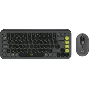 Logitech Ensemble clavier et souris POP Icon en Graphite Et Vert pas cher