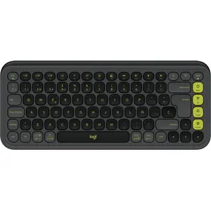 Clavier sans fil Logitech Gris Espagnol Qwerty QWERTY pas cher