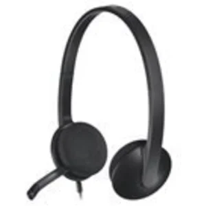 Comparateur de prix : Logitech Casque USB H340 pour PC avec microphone anti-parasite en Noir
