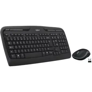 Ensemble Clavier Souris - Sans fil - Logitech - MK330 - AZERTY - Noir pas cher