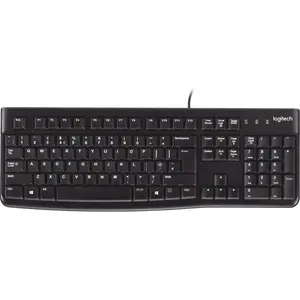Logitech Clavier d’ordinateur standard USB K120 en Carbon pas cher