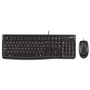 Logitech Desktop MK120 - Ensemble clavier et souris - USB - Belge pas cher