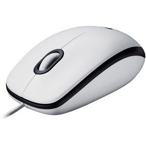 Logitech M100 Souris USB Filaire, Ambidextre - Blanche pas cher