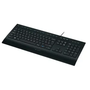 Comparateur de prix : Logitech K280E Pro f/ Business clavier Bureau USB QWERTZ Allemand Noir