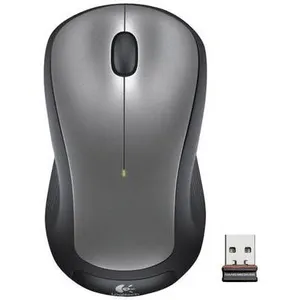 Logitech M310 - Souris - droitiers et gauchers - optique - 3 boutons - sans fil - 2.4 GHz - récepteur sans fil USB - argent pas cher