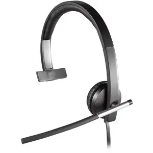 Casque USB Logitech Mono H650e - Micro-casque - sur-oreille - filaire