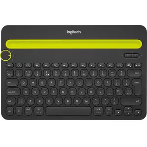 LOGITECH - Clavier bluetooth multidevice K480 Noir - AZERTY - Noir pas cher