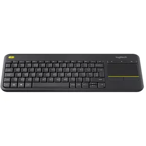Comparateur de prix : Logitech Clavier avec pavé tactile K400 Plus pour PC à connexion TV en Noir