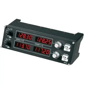 Logitech G Flight Radio Panel Contrôleur radio de simulation professionnelle - Noir pas cher