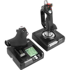 Comparateur de prix : Contrôleur de simulateur de vol Logitech G Saitek X52 Pro Flight Control System