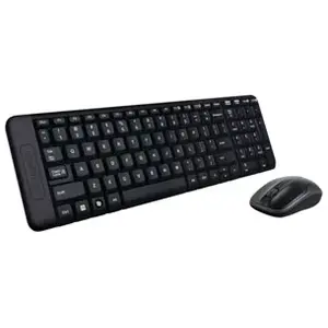 Comparateur de prix : Ensemble Clavier Souris - Sans fil - Logitech - MK220 - AZERTY - Noir