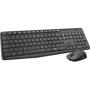 Logitech MK235 - Ensemble clavier et souris - sans fil - 2.4 GHz - Portugais pas cher