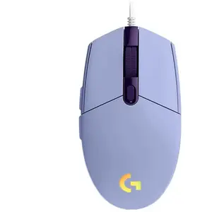 Logitech G G203 lightsync, USB Type-A, 8000 DPI, 1 ms, Lilas 910-005853 pas cher