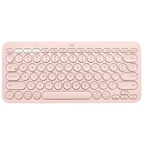 Comparateur de prix : Logitech Clavier sans fil K380 Rose Espagnol Qwerty TU
