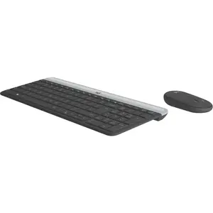 Logitech clavier et souris MK470 Gris Graphite Qwerty US TU pas cher