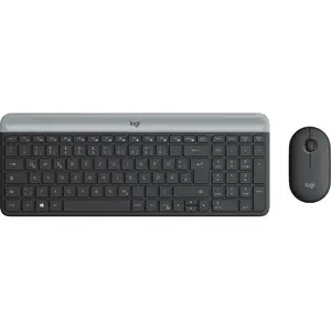 Logitech MK470 Combo Clavier et Souris, Clavier QWERTZ Allemand - Noir pas cher