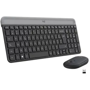Combo Clavier Souris Sans Fil Logitech MK235 Pour Windows, Gris