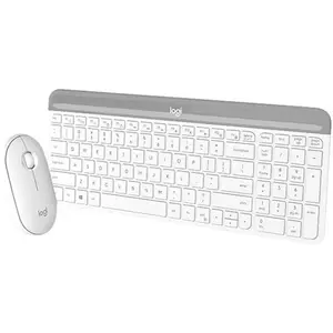 Logitech Clavier Et Souris Sans Fil Slim Combo Mk470 pas cher