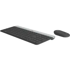 Logitech MK470 Combo Clavier Souris sans fil, Clavier QWERTY UK - Noir pas cher