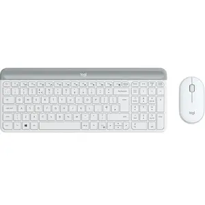 Logitech Slim keyboard+mouse combo mk470 white 920-009203 pas cher