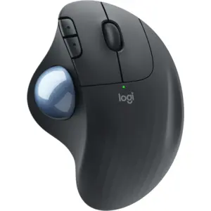 Souris sans fil Logitech ERGO M575 - Graphite - Ergonomique, Trackball pas cher