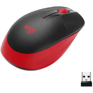 Comparateur de prix : Logitech Souris sans fil M190 - Design incurvé de taille standard en Rouge