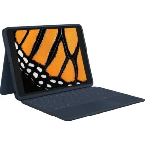Comparateur de prix : Logitech Rugged Combo 3 Touch EDU AZERTY Français Smart Connector Bleu