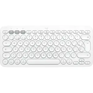 Logitech Clavier Bluetooth K380 - Mac, iPad, iPhone en Blanc Cassé pas cher