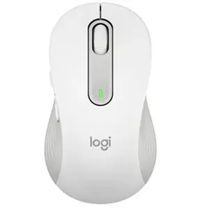 Comparateur de prix : Logitech Sans Fil Grande Taille Signature M650 L Silencieuse, Bluetooth- Blanc