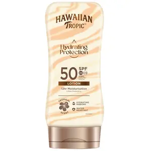 Comparateur de prix : Hawaiian Tropic Lotion Solaire Hydrating Protection SPF50 - 180ml