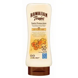 Hawaiian Tropic SATIN ultra radiance sun lotion SPF50+180 ml pas cher