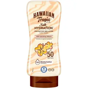 HAWAIIAN TROPIC - Silk Hydratation - Lotion Protectrice - Spf50 - 214g pas cher