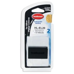 Batterie HAHNEL HL-EL20 pour Nikon EN-EL20 - Lithium-Ion 880mAh 7.2V - Noir pas cher