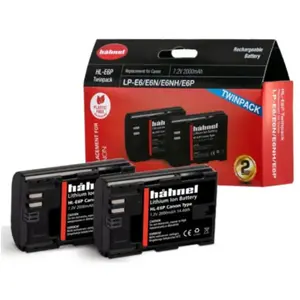 Hähnel HL-E6P Twin Pack pas cher