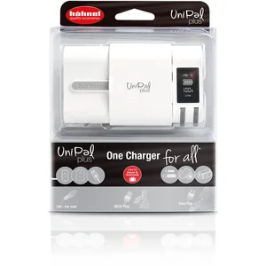 Hahnel Chargeur de voyage universel Hähnel UniPal Plus Blanc pas cher
