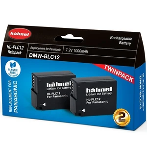 Hähnel HL-PLC12 Twin Pack - Panasonic DMW-BLC12