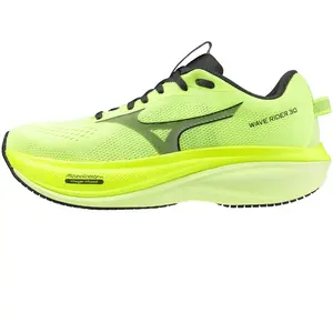 Chaussures Mizuno Wave Rider 30 Vert Noir AW26, Taille 48.5 Eur pas cher