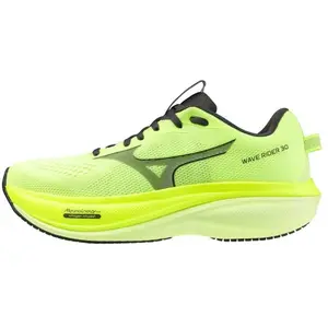 Chaussures Mizuno Wave Rider 30 vert citron noir - 40 pas cher