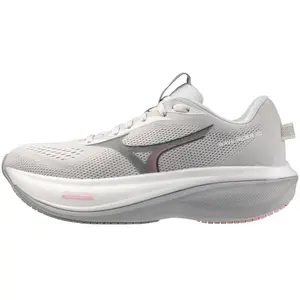 Chaussures Mizuno Wave Rider 30 Gris Blanc AW26 Femme, Taille 36 - EUR pas cher