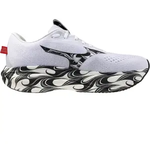Chaussures Mizuno Wave Rider 30 Blanc Noir AW26 Unisexe, Taille 47 - EUR pas cher