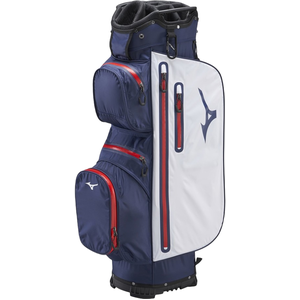Mizuno Cartbag BR-DRI, marine/blanc/rouge pas cher