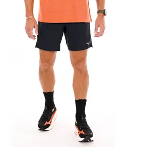 Mizuno - Multi Pocket Short 2in1 - Short running homme Black - XL