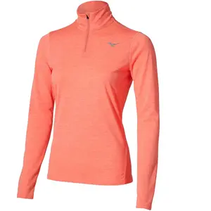 Haut d'entraînement half zip femme Mizuno Impulse Beige M J2GAC71653 pas cher