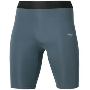 Mizuno - Core Impulse Mid Tight - Collant running homme Dark Slate - M pas cher
