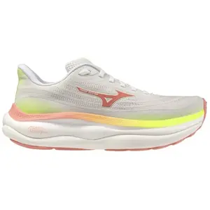 Chaussures Mizuno Wave Sky 9 Beige Orange AW26 Femme, Taille 43 - EUR pas cher