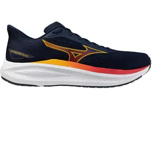 Chaussures Mizuno Fortrush bleu foncé moutarde blanc - 46 pas cher