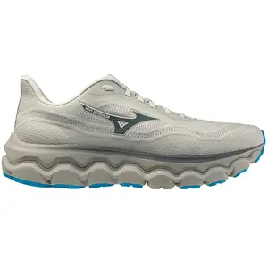 Chaussures Mizuno Wave Horizon 9 Beige Bleu AW26, Taille 44 - EUR pas cher