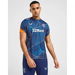 Castore T-shirt Rangers FC Matchday Homme - Blue, Blue S pas cher